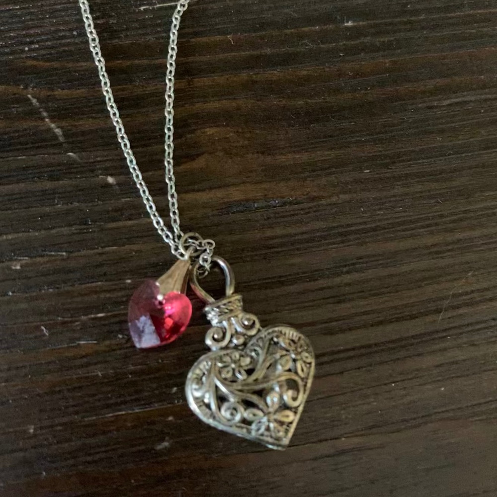 Heart Necklace with Chain